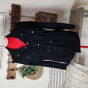 Arizona Jean Co, Women's XL, Black, Lightweight, Adjustable Waist Jacket